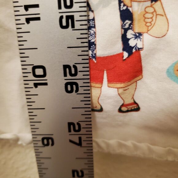 Denim & Flower Brand Santa Claus Surf Hawaiian Style Shirt Men's Size Small - Picture 13 of 16